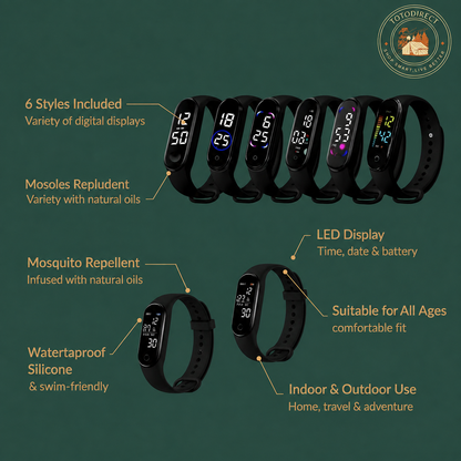 TotoBand Pro (Smart Mosquito Repellent Wristband)