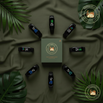 Flat Lay with Branded Box Center